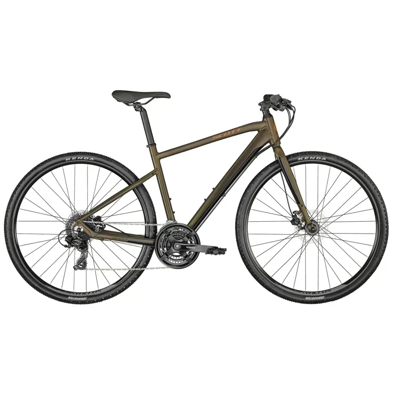 2021 Scott Sub Cross 50 Hybrid Bike in Brown