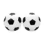 ETC Football Valve Caps in White