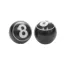 ETC Pool Ball Valve Caps in Black