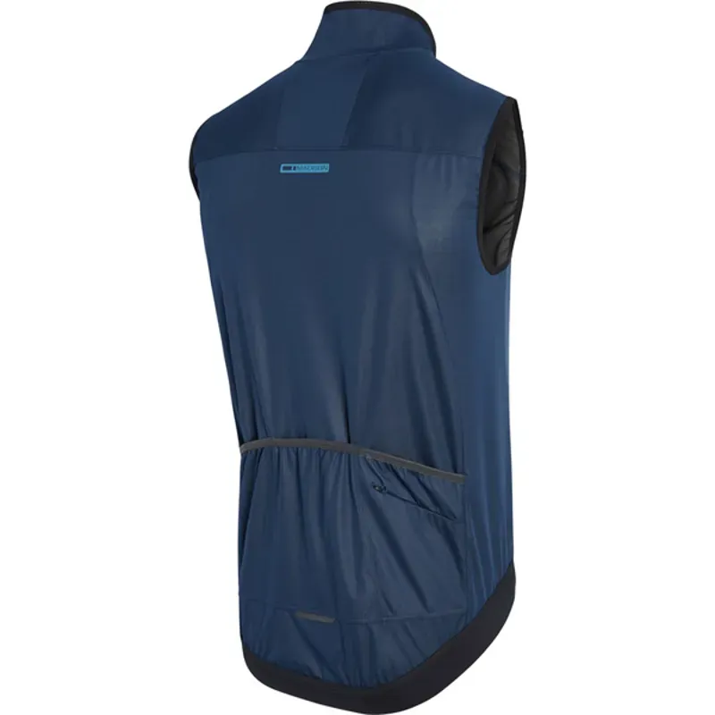 Madison RoadRace Windtech Mens Gilet in Blue-1