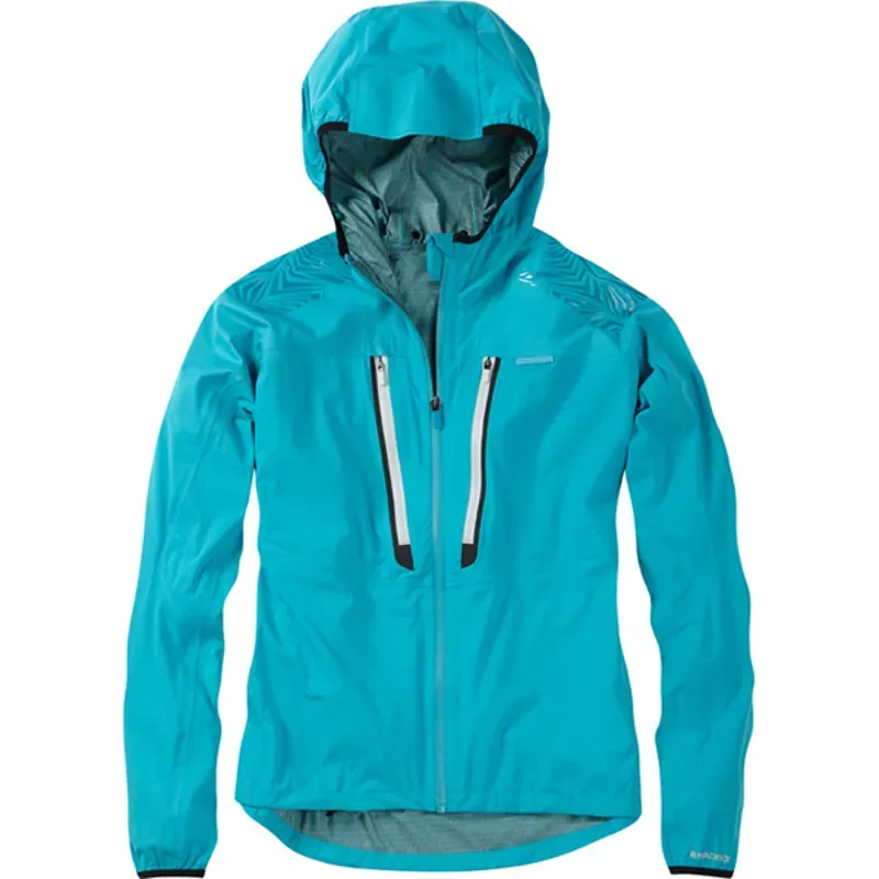 Flux super light women's softshell jacket Caribbean blue size 14