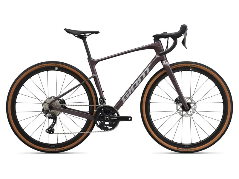 Giant Revolt Advanced 0 Gravel Bike in Charcoal Plum