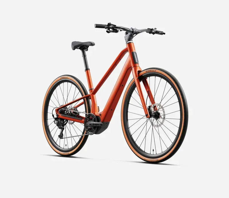 Orbea Carpe 25 E-Hybrid Bike in Mars Red-1
