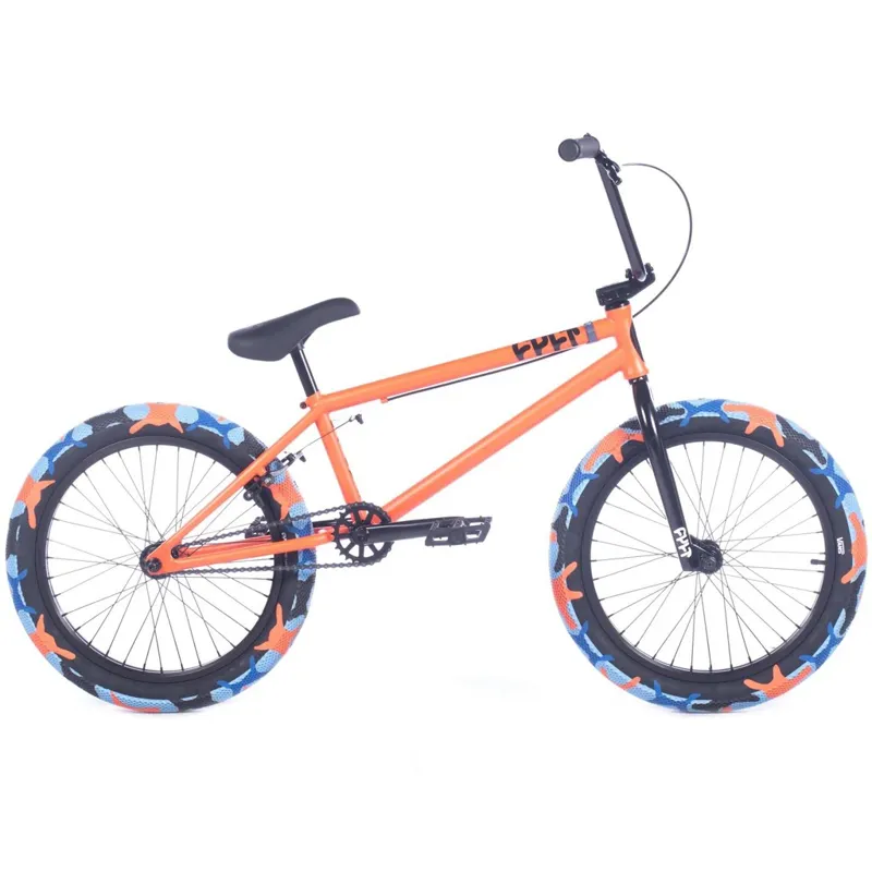 Cult Gateway B 20Inch BMX Orange With Blue Orange Tyres