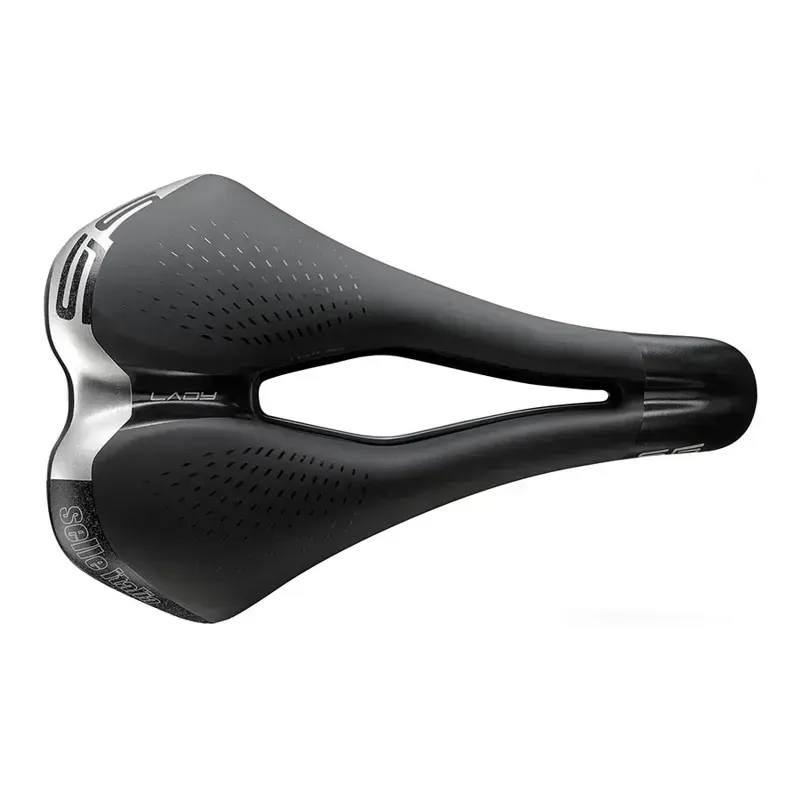 Selle Italia S5 Lady Superflow Commuter Saddle: BLACK