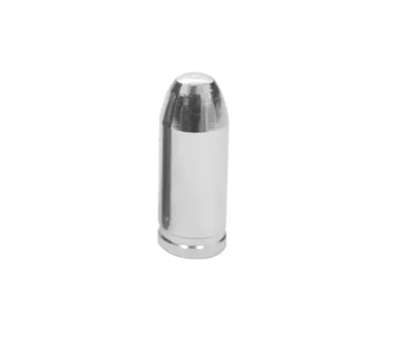 ETC Bullet Schraeder Valve Cap in Silver