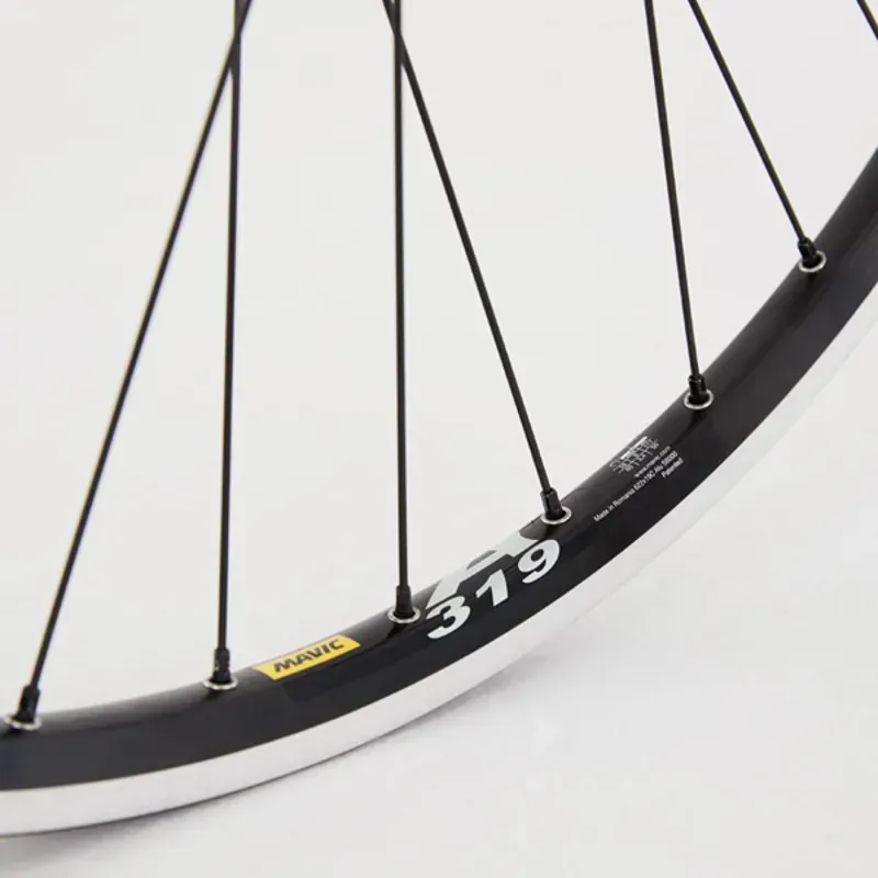 M Part Wheels Deore/A319 700c 100mm QR Front Wheel in Black-1