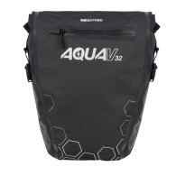 Oxford Aqua V 32 Double Pannier Bag Black