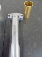 Click to view Shimano Dura-ace Seatpost 26.0 with 27.2 shim