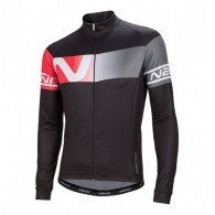 Click to view Nalini Partenza Ti Ls jersey Black red