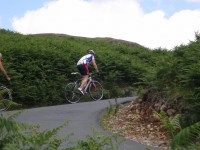 The foot of Hardknott, west side.