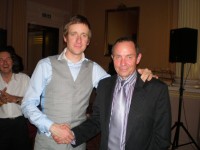Sir Bradley Wiggins and Chris.