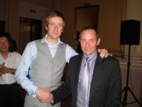 Sir Bradley Wiggins and Chris.